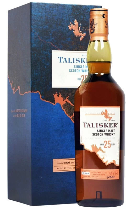 WHISKY TALISKER 25 YEARS BT.N.TG25 17018 70CL- SINGLE MALT - ASTUCCIO